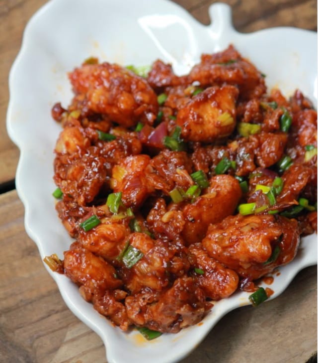 Chicken Manchurian.