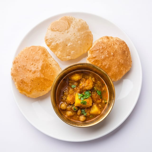 Aloo poori.