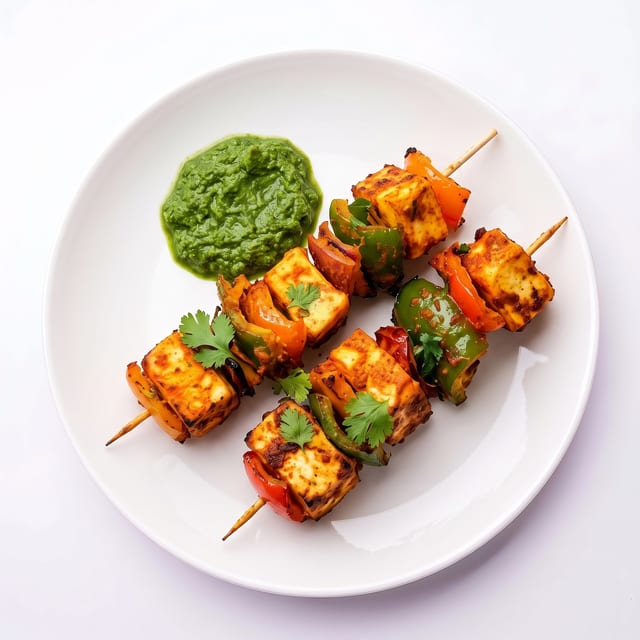 Paneer Tikka Kebab.