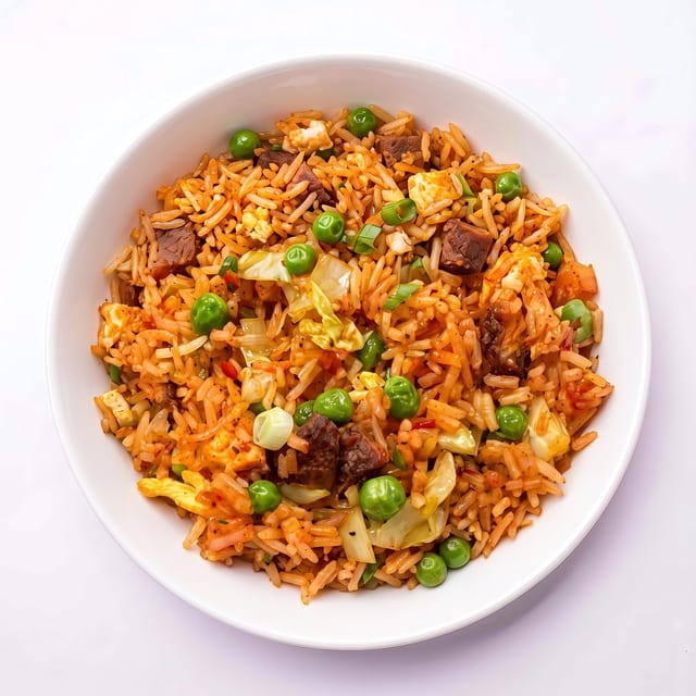 Chicken Schezwan Fried Rice.
