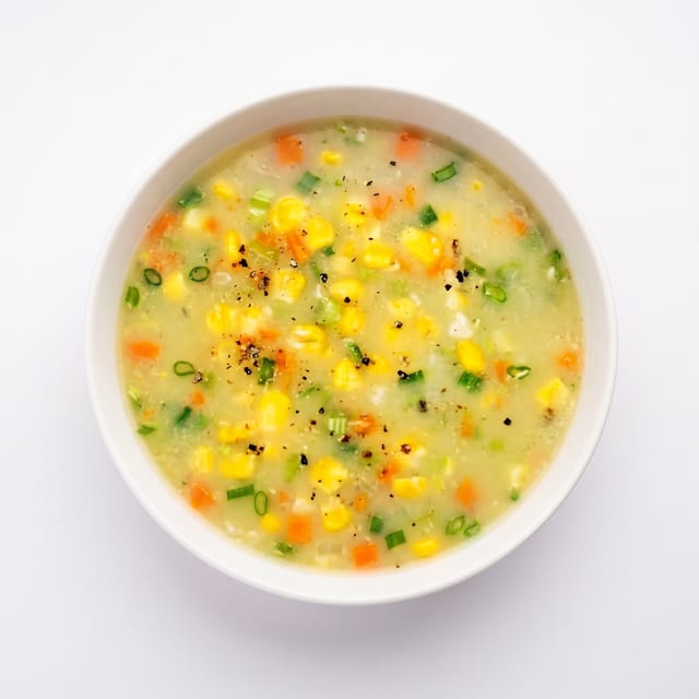 Corn Veg Soup.