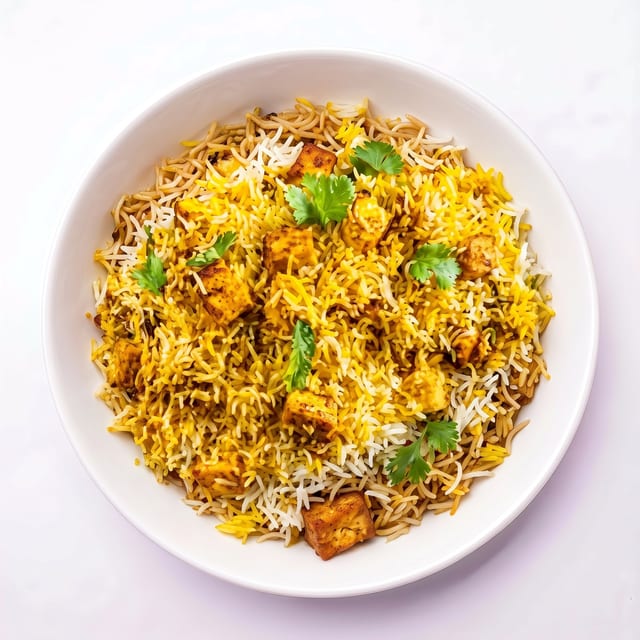 Paneer Biryani.