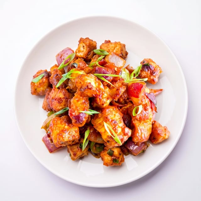 Chicken Manchurian.