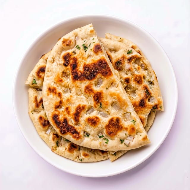 Onion kulcha.
