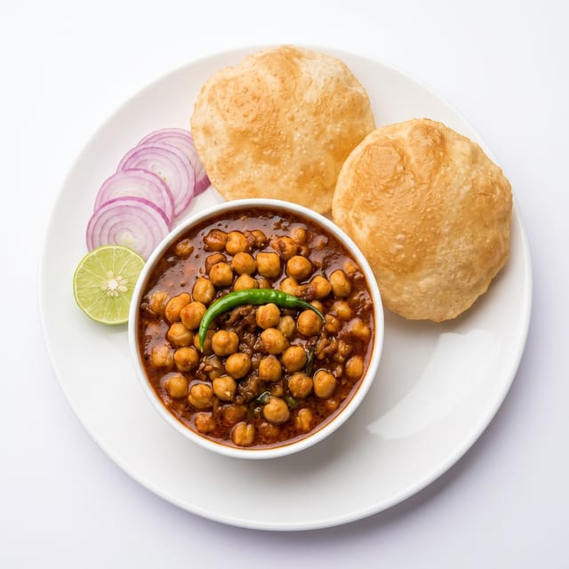 Chole poori.