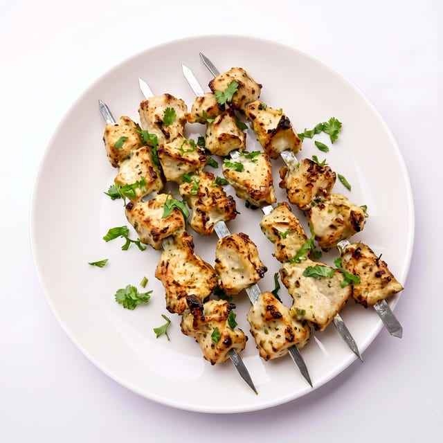 Chicken Malai Kebab.