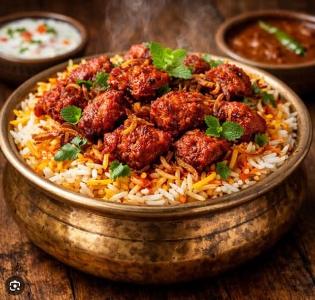 Veg 65 Biryani - Family Pack.